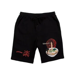 Ramen Ichiraku Black Shorts