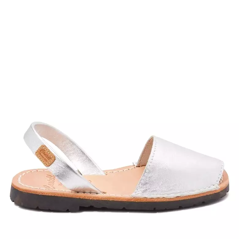 Renewed Leather Open Toe Menorcan Sandal For Kids - Iker 1097