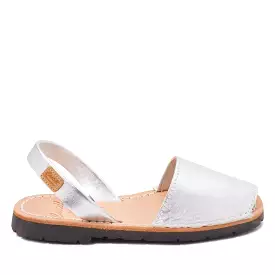 Renewed Leather Open Toe Menorcan Sandal For Kids - Iker 1097