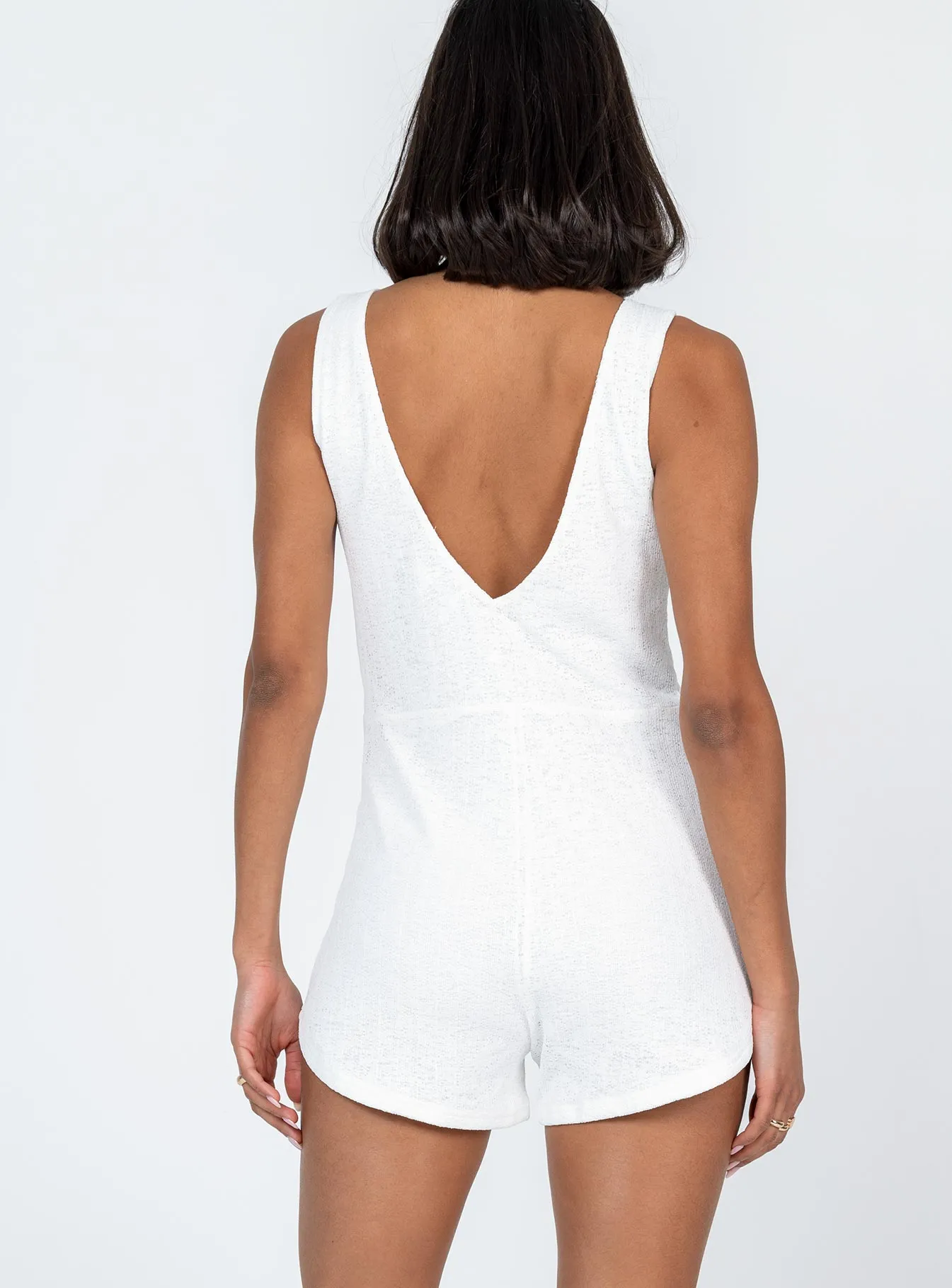 Serena Romper White