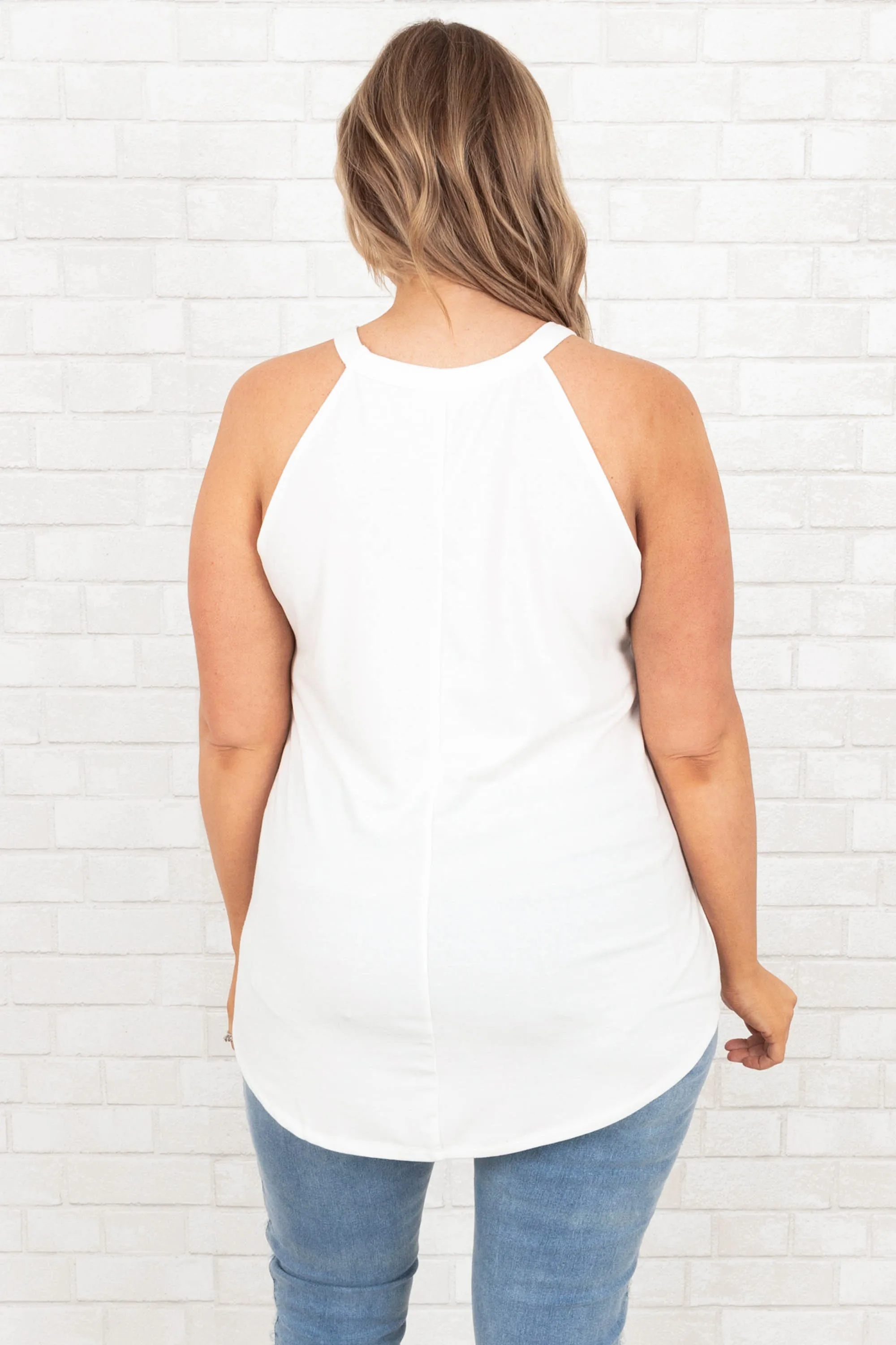 Simply Elegant Tank, Ivory