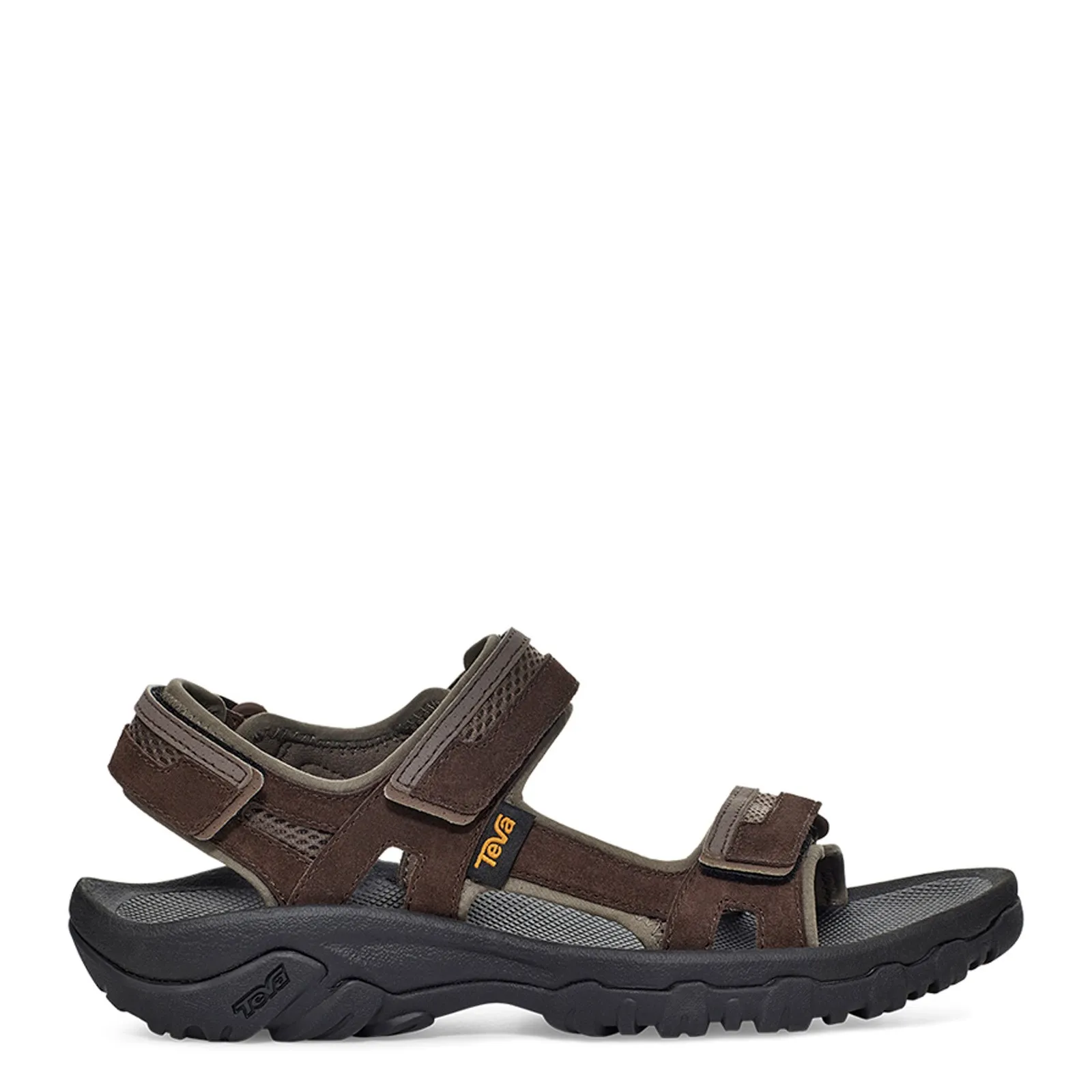 Teva Mens Hudson Sandal- Dark Brown/ Coffee