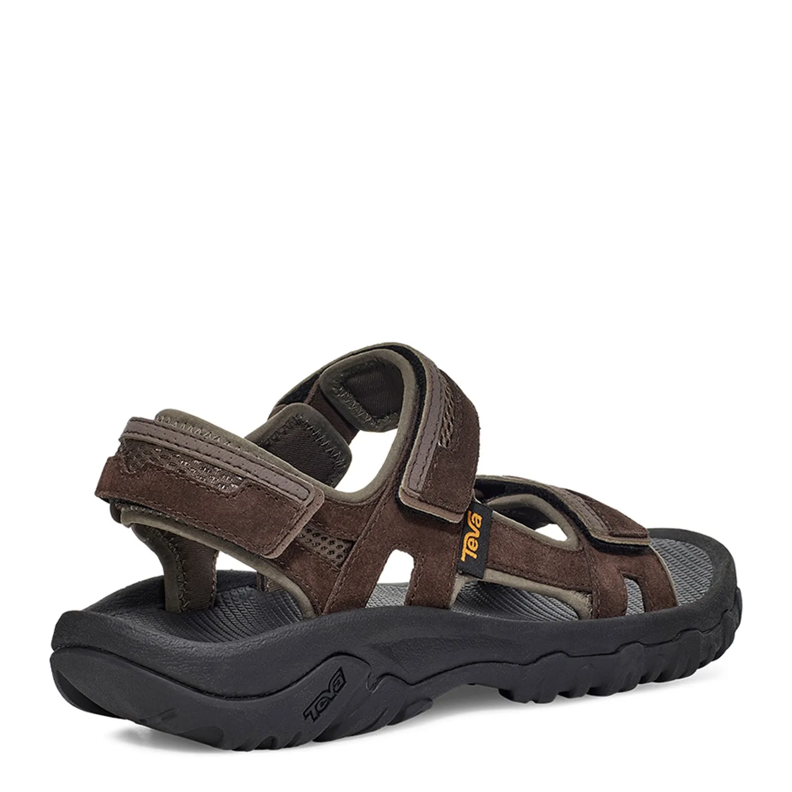 Teva Mens Hudson Sandal- Dark Brown/ Coffee