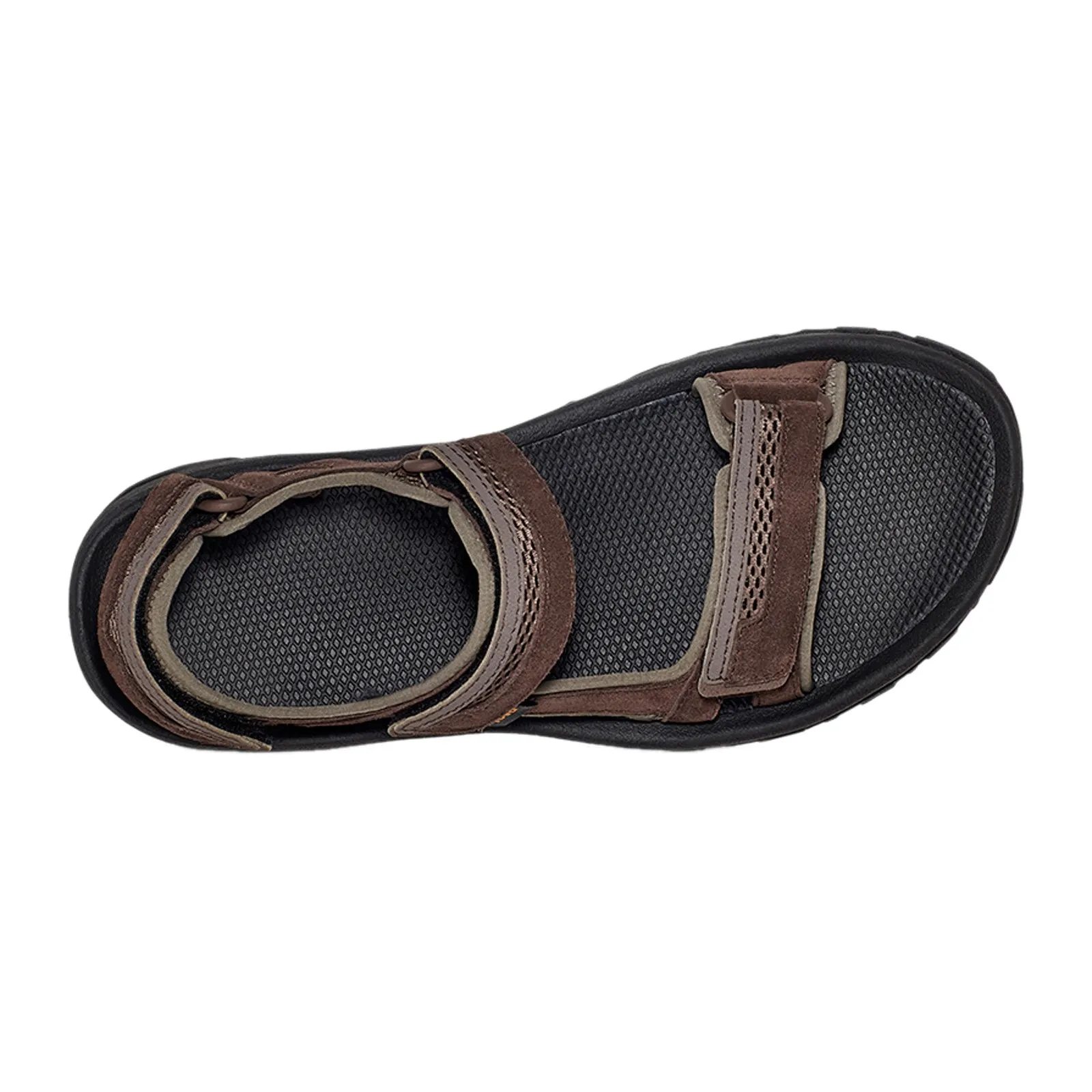 Teva Mens Hudson Sandal- Dark Brown/ Coffee