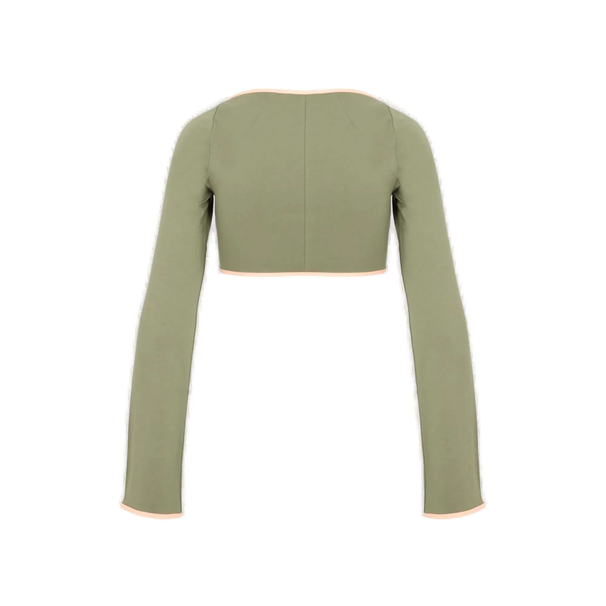 The Attico Long Sleeved Cropped Top