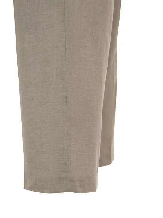 The Frankie Shop   Gelso high rise pleated woven wide pants 