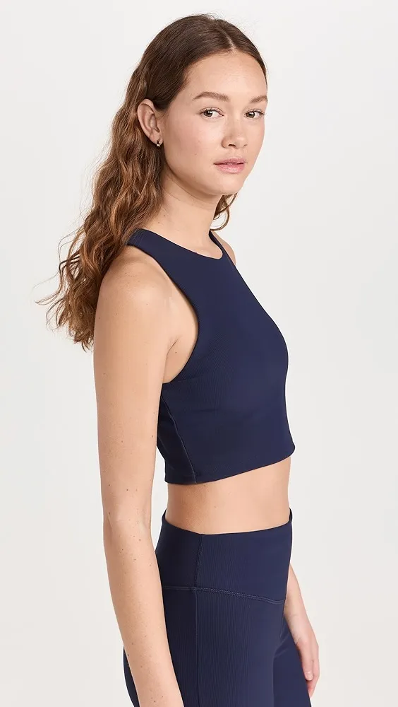 The Upside   Ribbed Samara Crop Top 