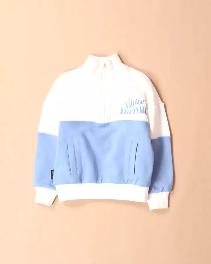 Tiny Tribe - Vibin Thrivin Half Zip Pullover