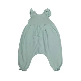 Tocotò Vintage Baby Girl Water Green Romper