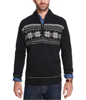 Weatherproof Mens Snowflake Knit Pullover Sweater