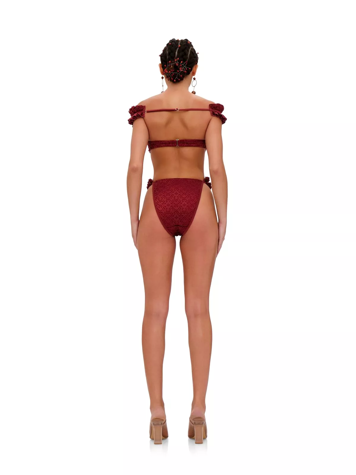 Wine Mulan Bikini