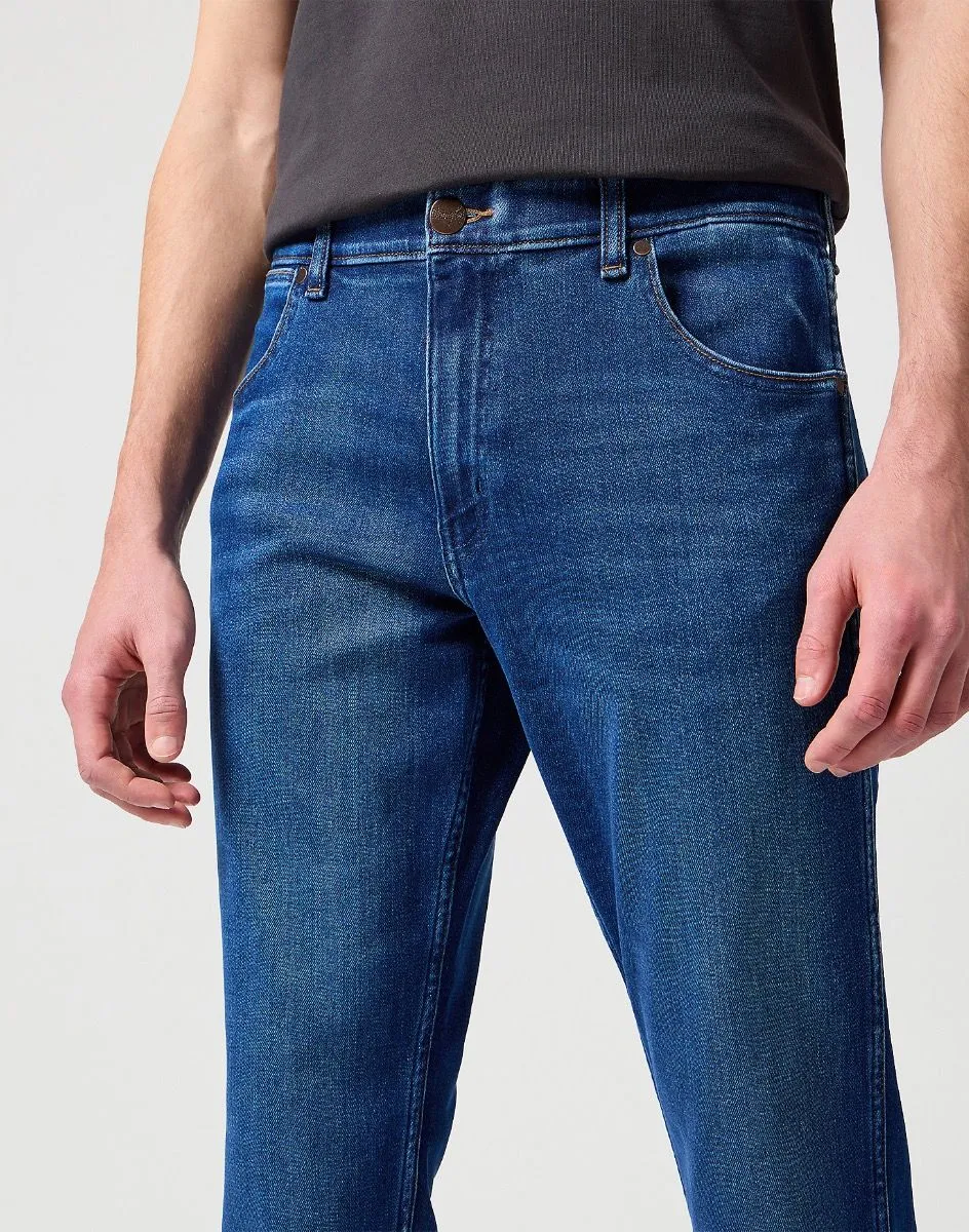 Wrangler Greensboro Straight Denim Jeans Olympia