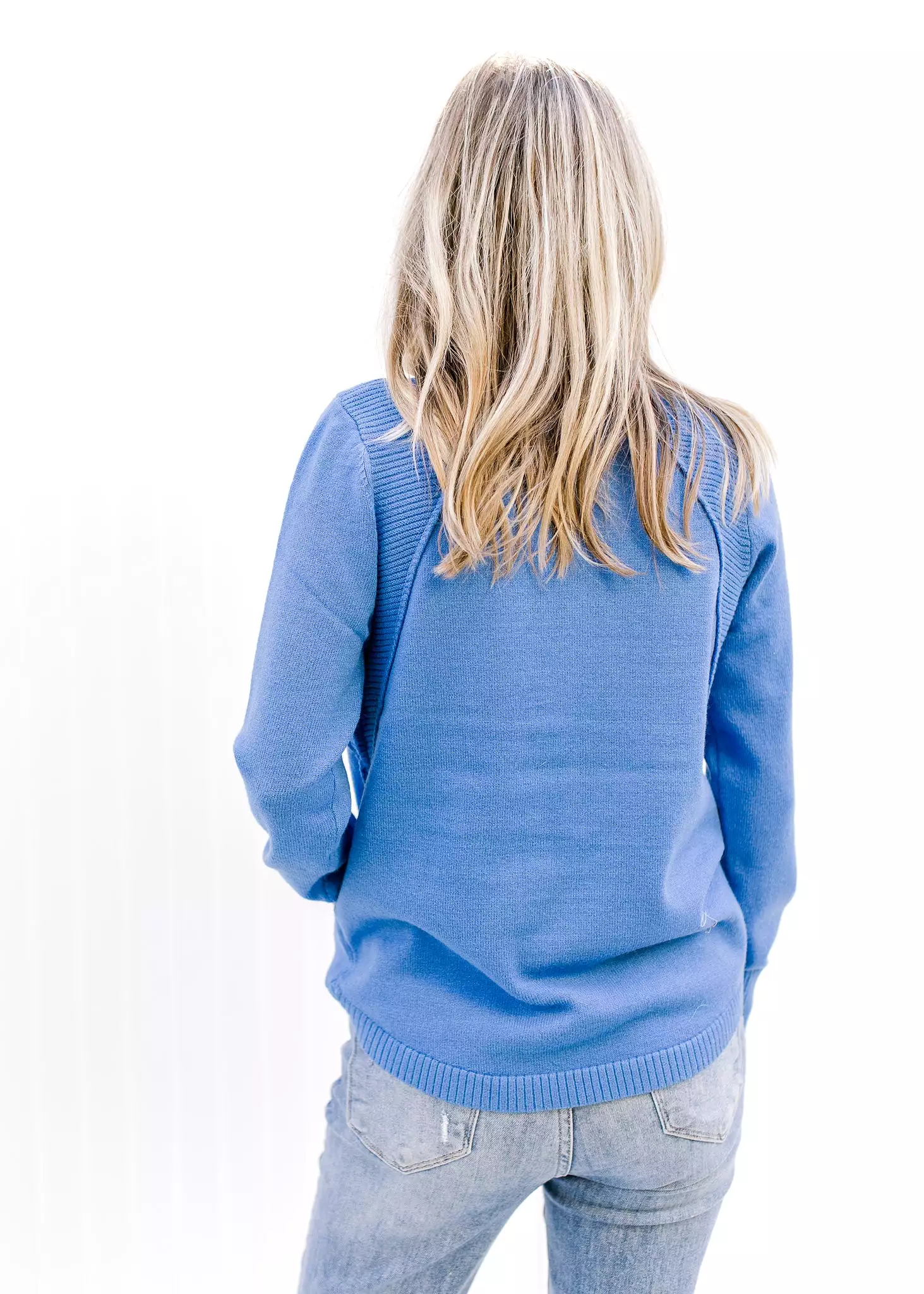 X Cobalt Sweater