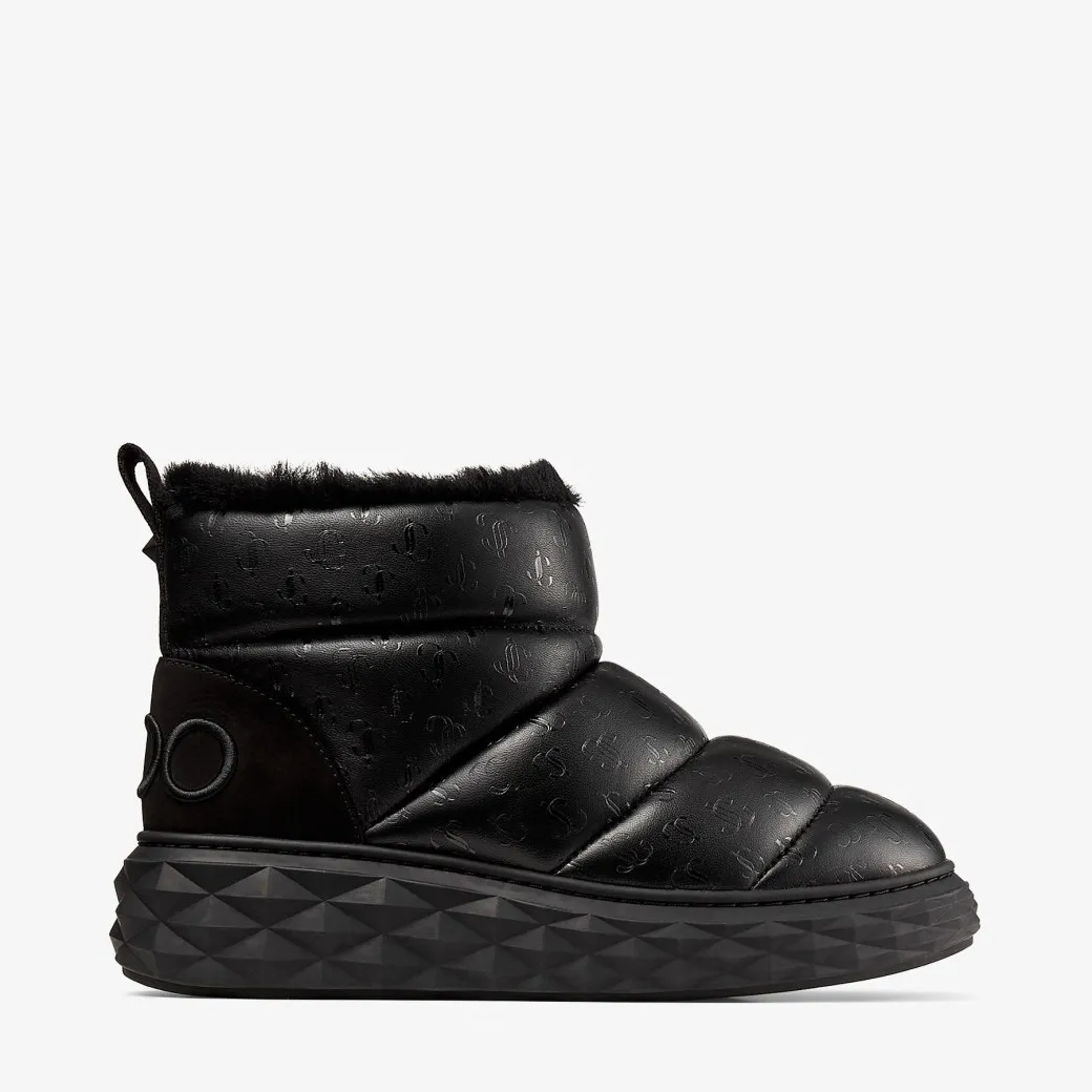 Xan Black Nappa Leather Boots